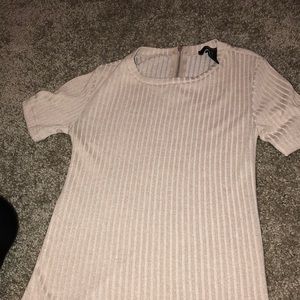 Forever 21 nude ribbed top